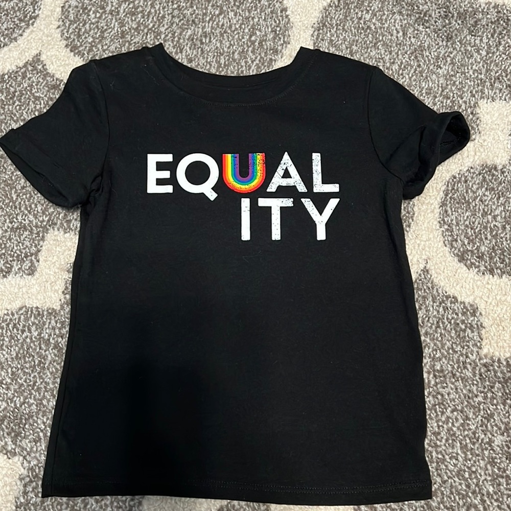Target EQUALITY rainbow tee, size 3T 🌈 NWOT!